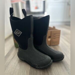 Muck Kids Black Rain & Snow Boots